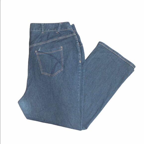 Lane Bryant‎ Distinctly Bootcut Dark Wash Jeans - Picture 1 of 6